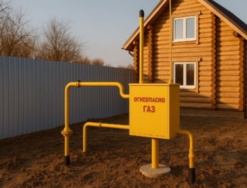 Газификация коттеджа и бани